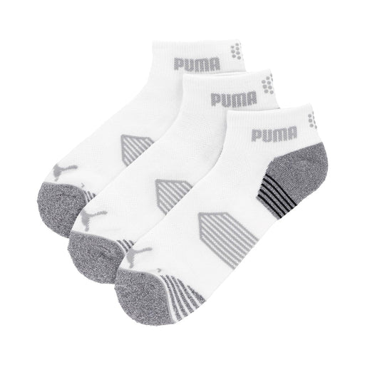 Puma Essential ¼ Cut 3 Pair Pack - White