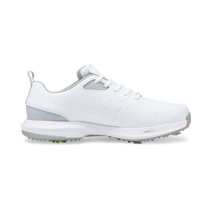 Puma Fusion FX Wide Golf Shoes - White/Silver/High Rise