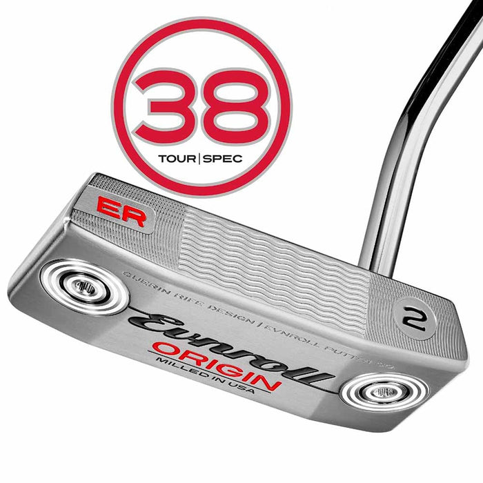 Evnroll Origin 2 Mid Blade Tour Spec 38" Putter - with Grip - Putter - view 2
