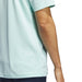 adidas Drive Heather Polo Shirt - Semi Flash/Aqua