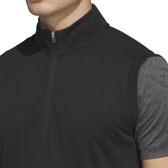 adidas Elevated 1/4-Zip Pullover Vest - Black