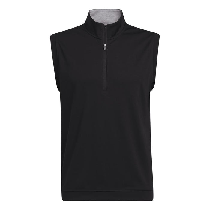 adidas Elevated 1/4-Zip Pullover Vest - Black Jumpers