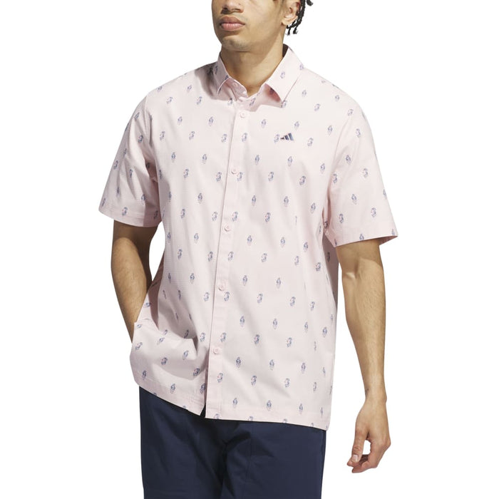 adidas Go-To Resort Button Down Polo Shirt Clothing