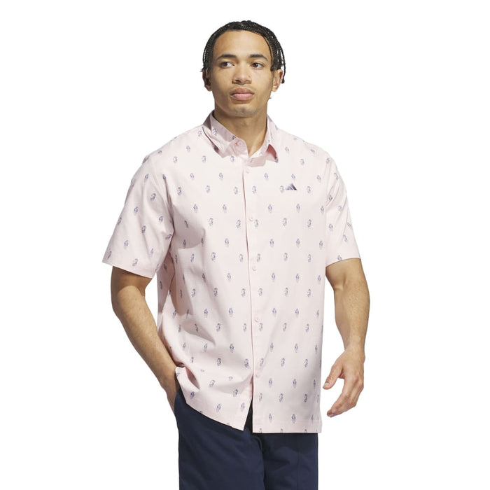 adidas Go-To Resort Button Down Polo Shirt Clothing