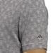 adidas Mens Go-To Printed Stripe Polo Shirt - Grey Three Mel/Black Polos