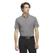 adidas Mens Go-To Printed Stripe Polo Shirt - Grey Three Mel/Black Polos