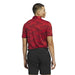 adidas Mens Ultimate365 Speed Stripe Polo Shirt - Red/Aurora Ruby/Pure Ruby Polos