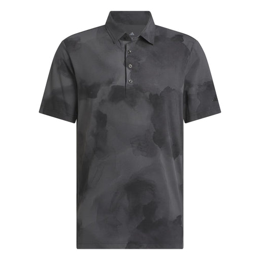 adidas Mens Ultimate365 Tour Printed Cool Feeling Polo Shirt - Black/Grey Six Polos