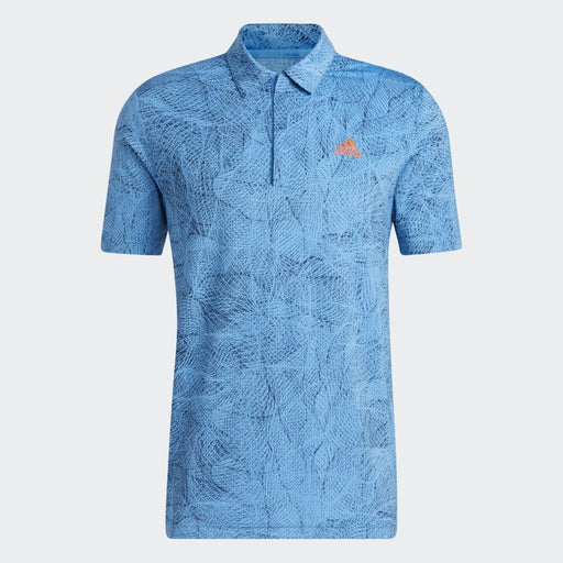 adidas Motion-Print Polo Shirt - Pulse Blue/Crew Navy