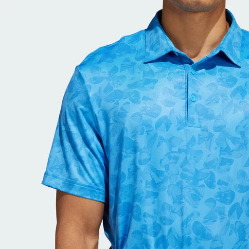 adidas Prisma Print-Polo Shirt - Pulse Blue/Super Blue