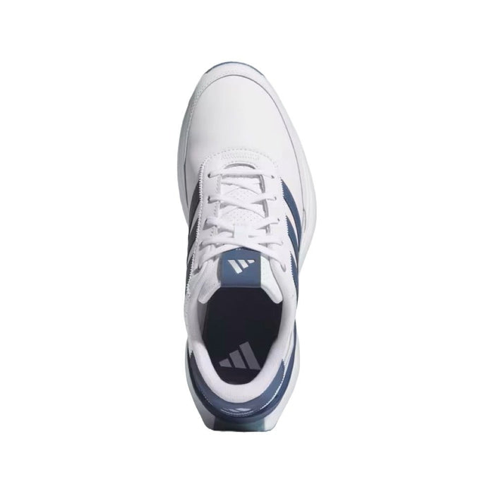 adidas S2G Spikeless Leather 24 Golf Shoes - White/Navy