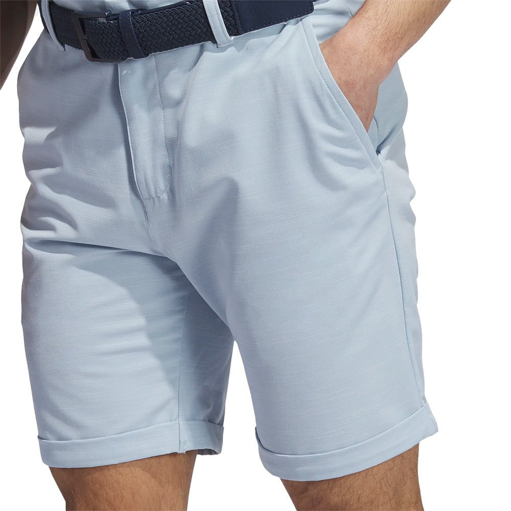 adidas Textured Golf Shorts - Wonder Blue