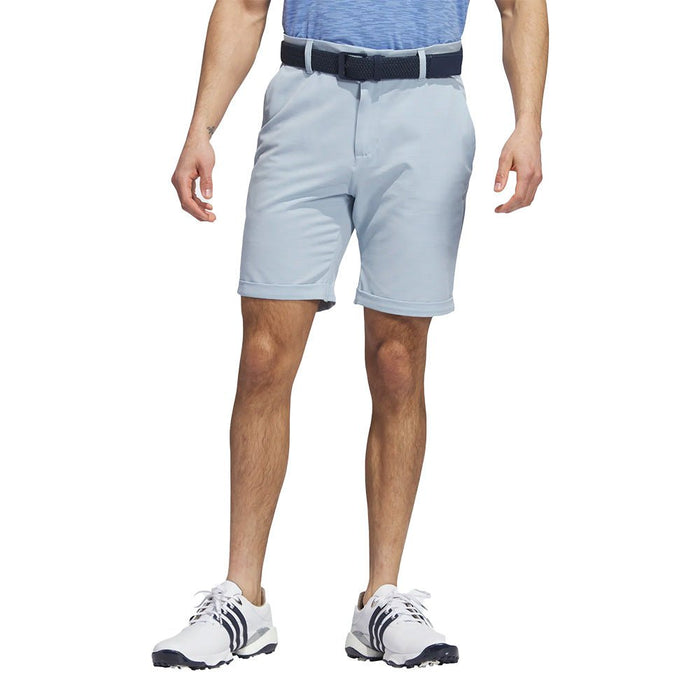 adidas Textured Golf Shorts - Wonder Blue — Clubtech Golf