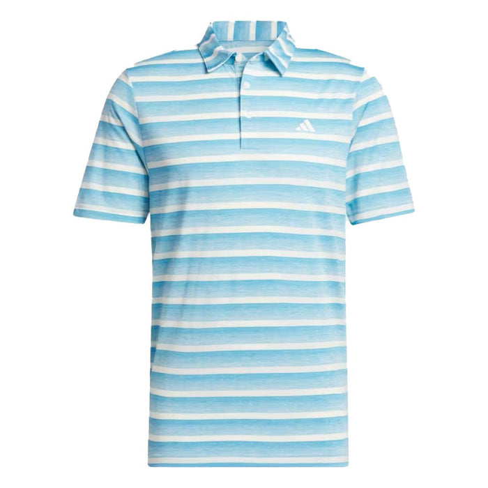 adidas Two-Colour Striped Golf Polo Shirt