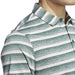 adidas Two-Colour Striped Golf Polo Shirt