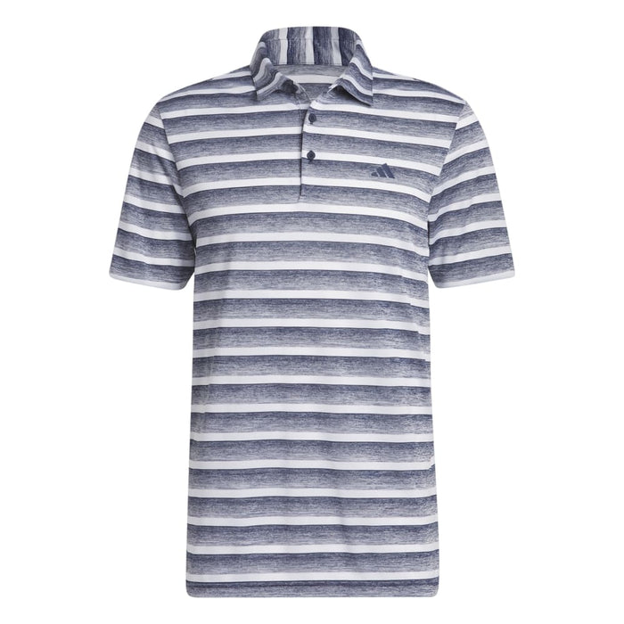 adidas Two-Colour Striped Golf Polo Shirt Clothing