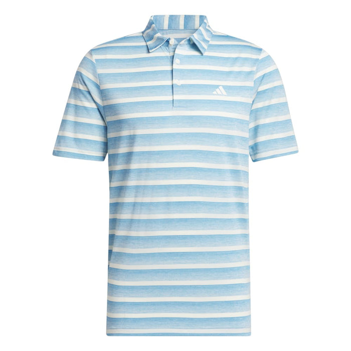 adidas Two-Colour Striped Golf Polo Shirt Clothing