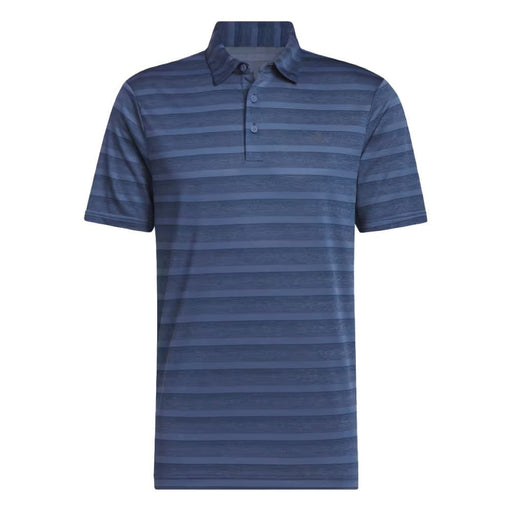 adidas Two-Colour Striped Golf Polo Shirt - Collegiate Navy