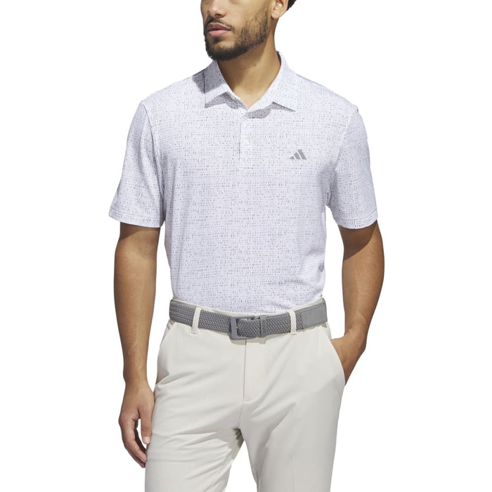 adidas Ultimate365 Power Grid Print Polo Shirt Clothing