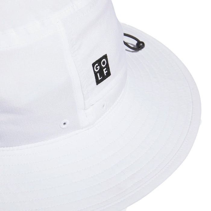 adidas Wide-Brim Golf Sun Hat - White