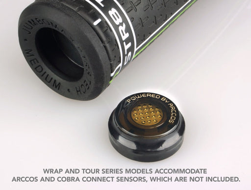 JumboMax STR8 Tech Wrap Black Swing Grips - Golf Grip - view 2