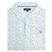 Callaway Birkdale Printed Polo - Bright White/Deep Lake