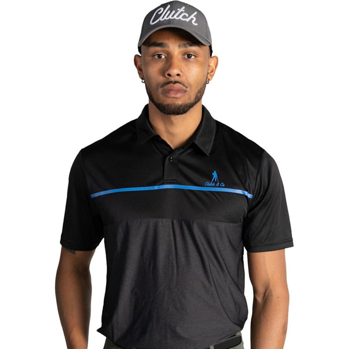 Clutch & Co Tech Stripe Polo