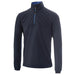 Island Green Men's Lined Diamond-Stitch Top Layer - Navy Jumpers