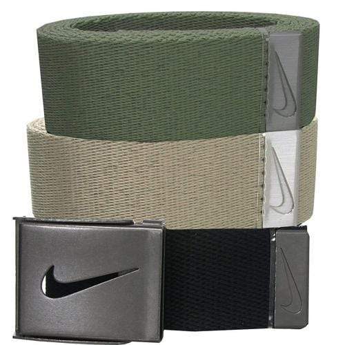 Nike 3-in-1 Web Belt Black/Cargo/Khaki
