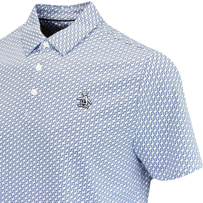 Original Penguin Heritage Geo Print Polo Polos