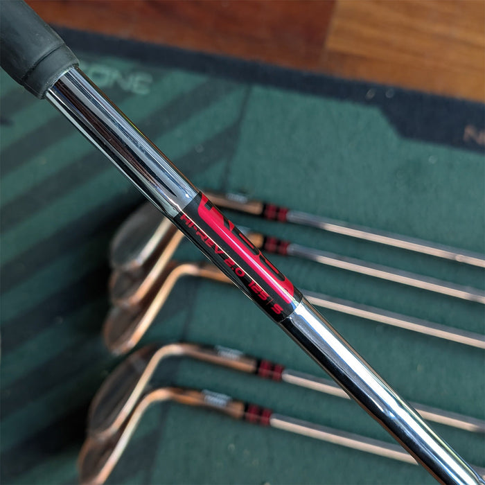 Assembled Powerbilt Atlas Wedge (Bronze) RH - KBS Hi-Rev 2.0 S - Iomic Sticky 2.3 Black - Golf Club - view 2