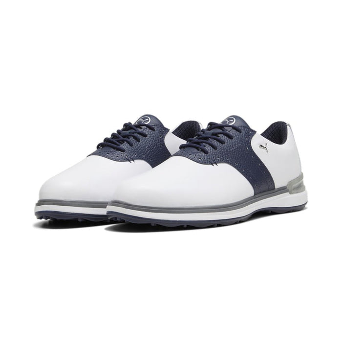 Puma Avant Mens Golf Shoes - PUMA White/Deep Navy Golf Shoes