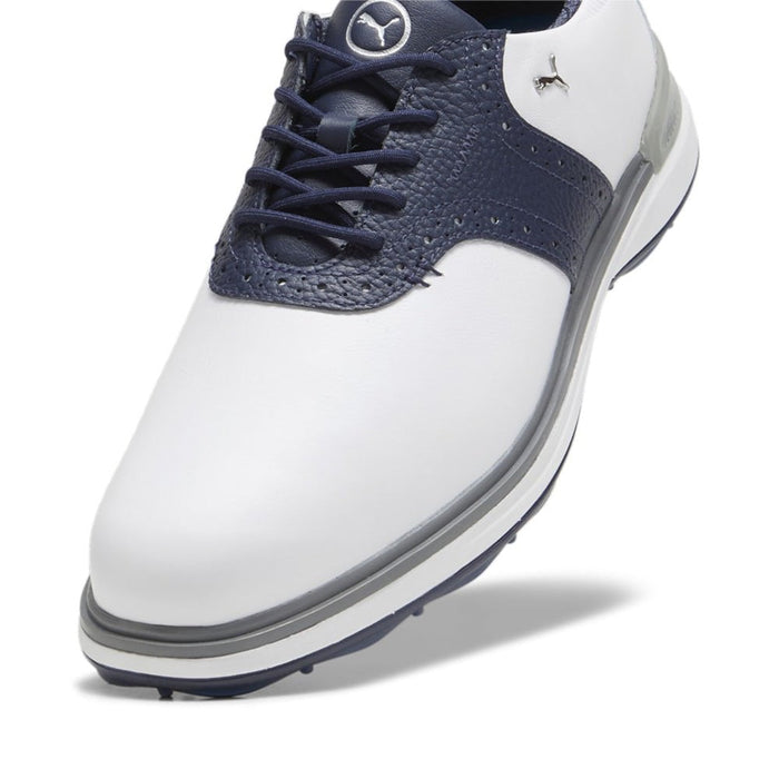 Puma Avant Mens Golf Shoes - PUMA White/Deep Navy Golf Shoes