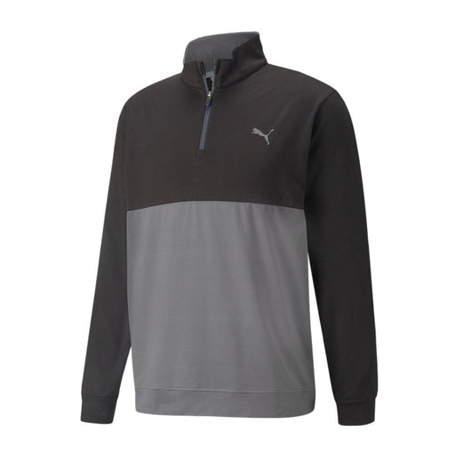 Puma Gamer Colorblock 1/4 Zip - Puma Black/Quiet Shade Clothing