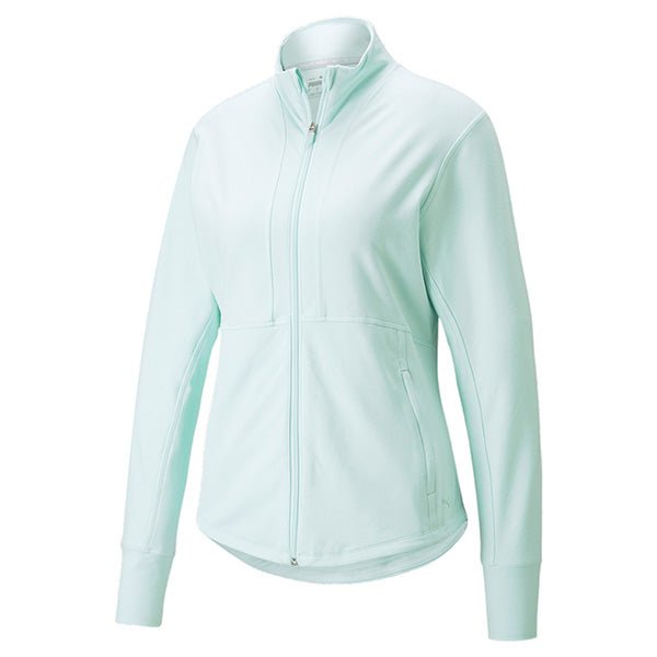 Puma Women's Cloudspun Daybreak Golf Jacket - Soothing Sea Heather