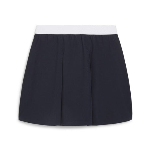 Puma Womens Club Pleated Golf Skirt - Deep Navy/White Glow