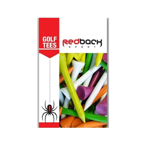 Redback 80mm Wooden Golf Tees - 10 Pack