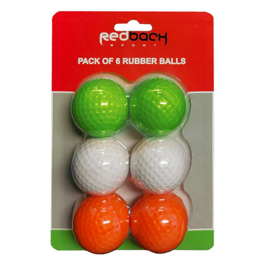 Redback Golf Practice Balls - 6 Pack