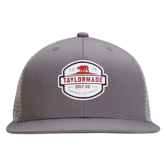 TaylorMade California Trucker Flatbill Cap - Grey