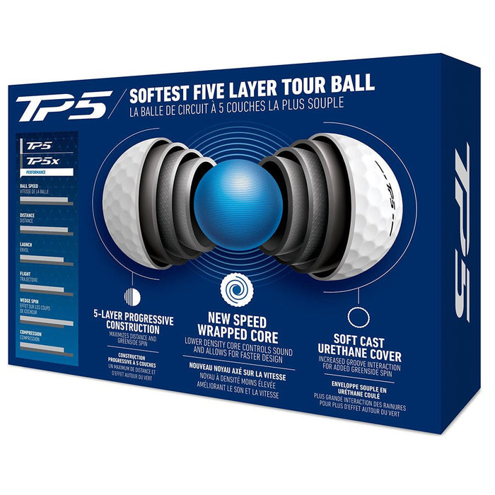 TaylorMade TM24 TP5 Golf Balls - 1 Dozen