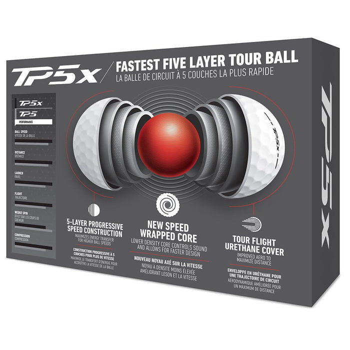 TaylorMade TM24 TP5x Golf Balls - 1 Dozen