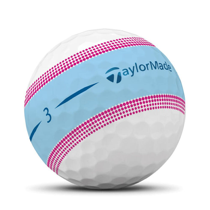 TaylorMade Tour Response Stripe Blue/Pink Golf Balls