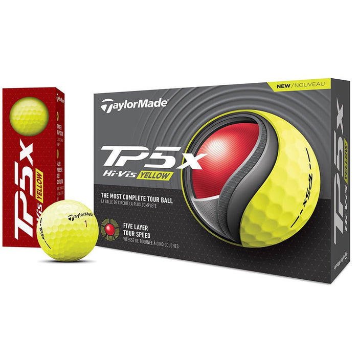 TaylorMade TP5x Golf Balls - 1 Dozen