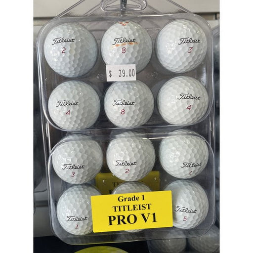 Titliest Pro V1 - 12 Pre Loved Grade 1 Golf Balls Golf Balls