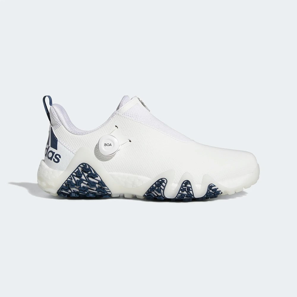 adidas Codechaos 22 BOA Golf Shoes - Cloud White/Crew Navy/Crystal White