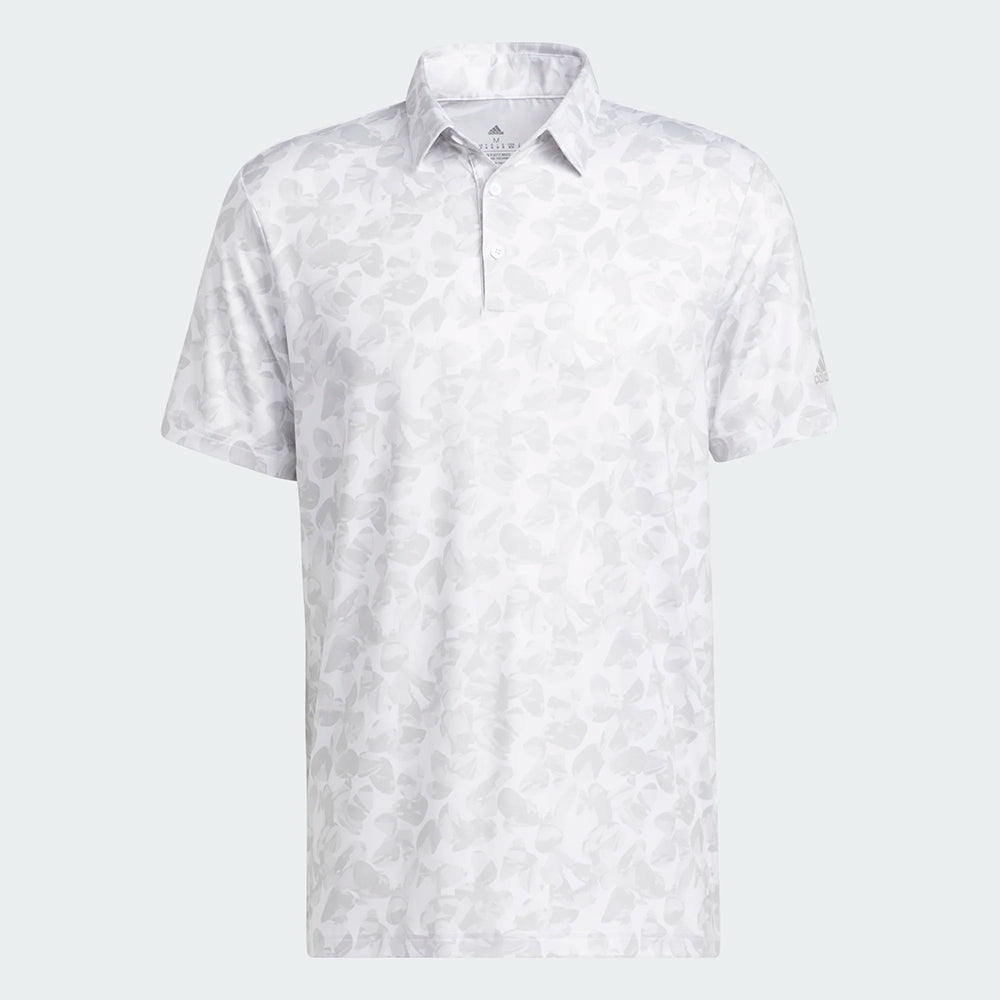 adidas Prisma Print-Polo Shirt - White/Grey Two