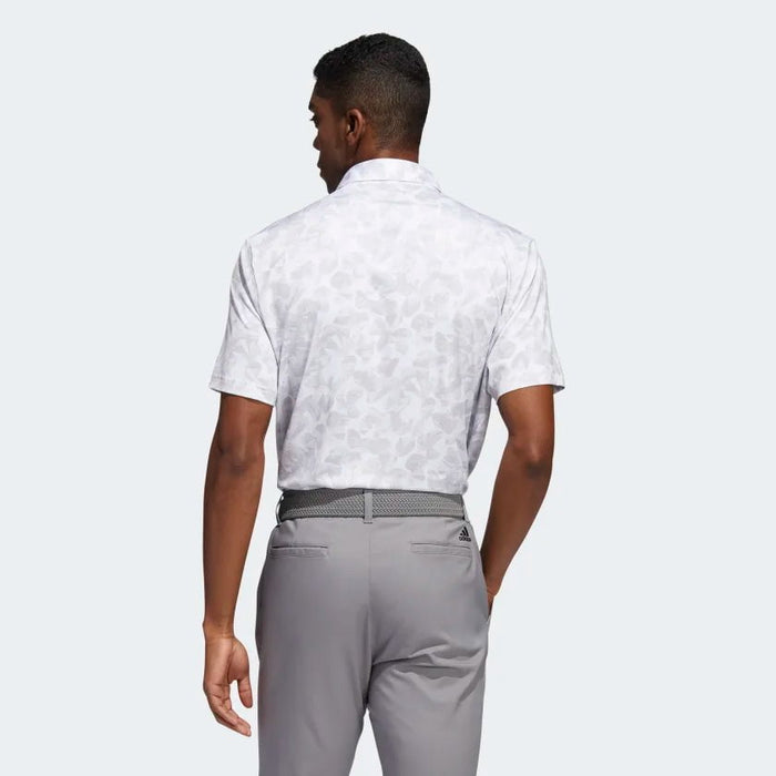 adidas Prisma Print-Polo Shirt - White/Grey Two