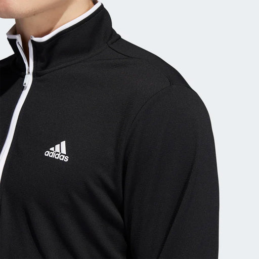 adidas Quarter Zip Pullover - Black/White