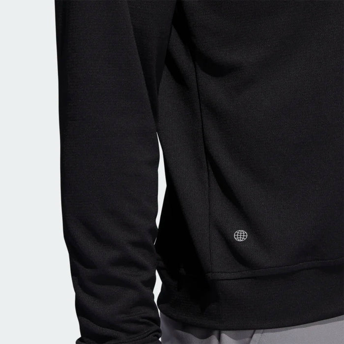 adidas Quarter Zip Pullover - Black/White