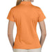 adidas Women's Climalite Jacquard Solid Polo Golf Shirt - Orange